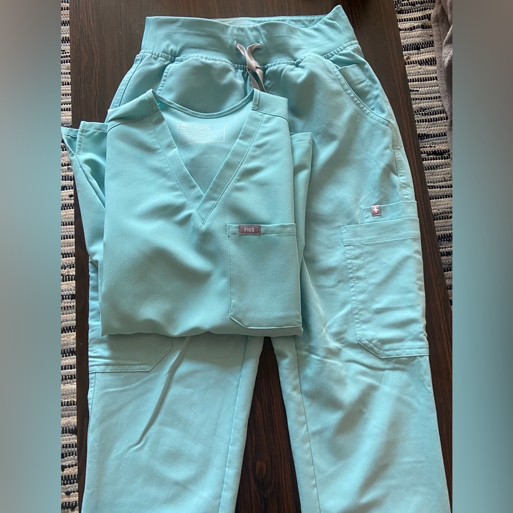 FIGS scrub set - Fresh aqua